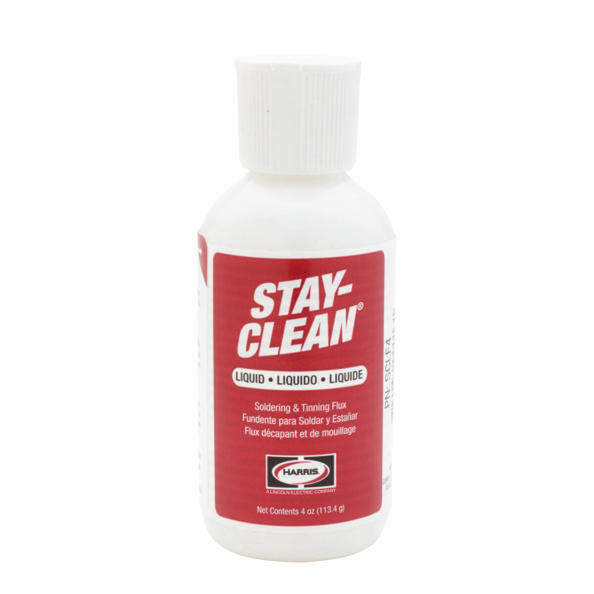 HARRIS Harris SCLF4 Stay-clean Liquid Soldering Flux 4 Oz