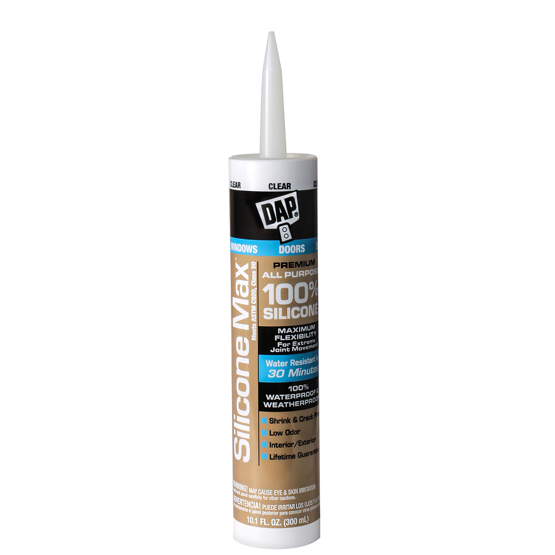 DAP Dap 37000593 Silicone Max All Purpose Sealant Clear 10.1 Oz