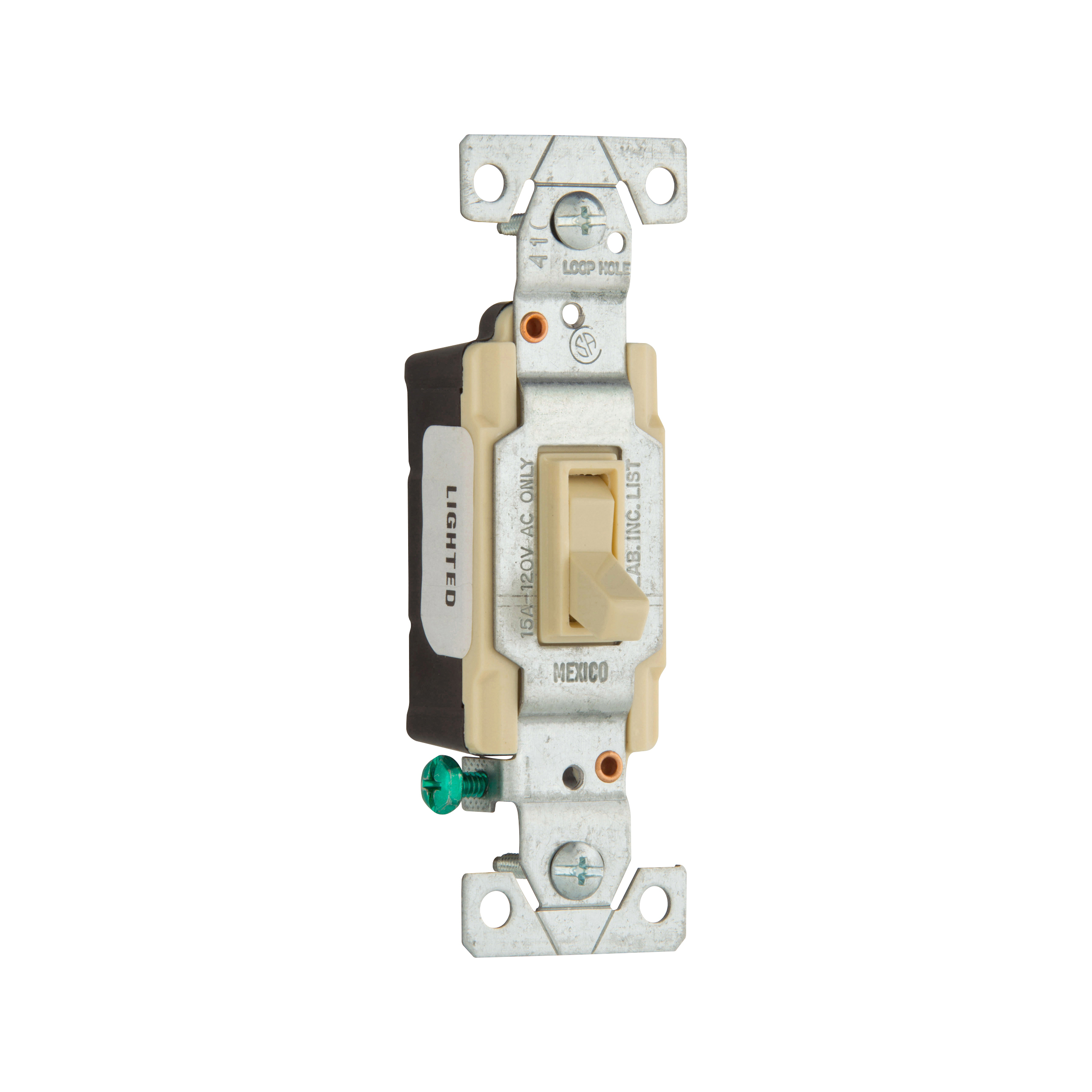 EATON Eaton 1301-7LTVBOX Single Pole Switch Light Combo