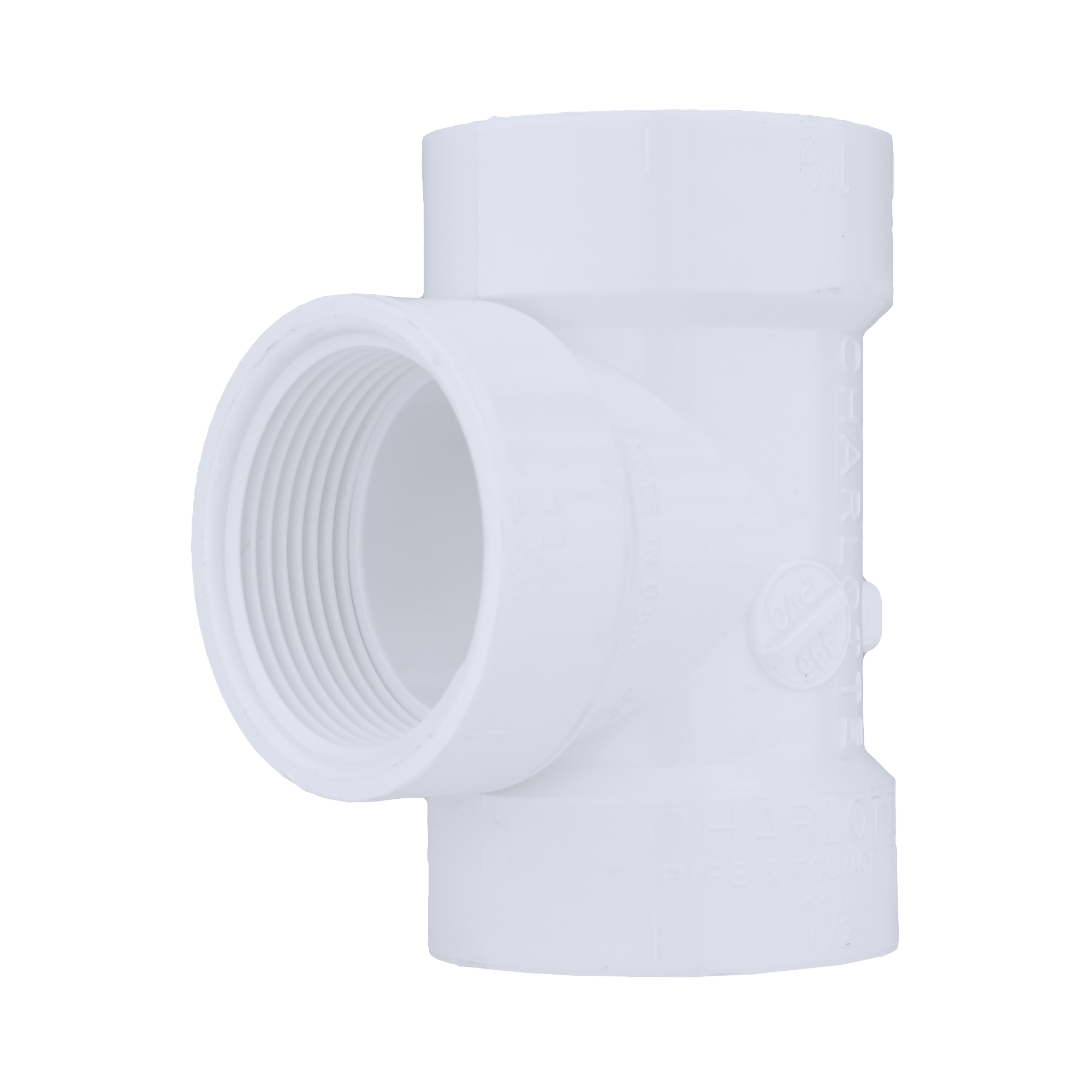 CHARLOTTE PIPE Charlotte Pipe D445015 Dwv Cleanout Tee 1-1/2 in Hxhxf