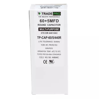 HARTLAND CONTROLS Hartland Controls tp-cap-60/5/440r Run Capacitor 440VAC