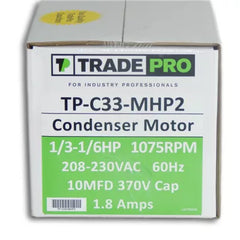US MOTORS Us Motors tp-c33-mhp2 Condenser Fan Motor 1075 Rpm 230V