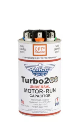 RHEEM Rheem turbo200 Universal Motor Run Capacitor 370/440V