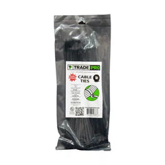 CODA RESOURCES Coda Resources tp-cabletie11b Cable Ties Uv Black 100 Pack
