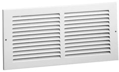 HART & COOLEY Hart Cooley 672m2020w Steel Return Air Grille 20x20 White
