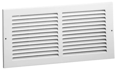 HART & COOLEY Hart Cooley 672m1006w Steel Return Air Grille 10x6