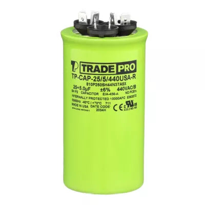 TRADEPRO Tradepro tp-cap-25/5/440usar 25/5 Mfd 440V Dual Run Capacitor