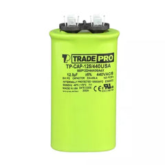 TRADEPRO Tradepro tp-cap-125/440usa Oval Run Capacitor 12.5 Mfd 440V