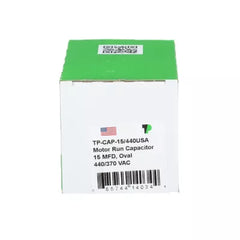 TRADEPRO Tradepro tp-cap-15/440usa Oval Run Capacitor 15 Mfd 440V