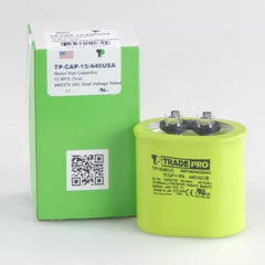 TRADEPRO Tradepro tp-cap-15/440usa Oval Run Capacitor 15 Mfd 440V