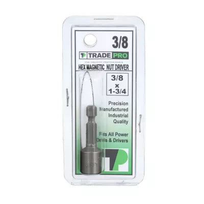 TRADEPRO Tradepro tp10028 Hex Magnetic Chuck 3/8 X 1-3/4 Inch
