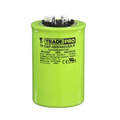MARS Mars tp-cap-45/5/440usar 45/5 Mfd 440V Round Dual Run Capacitor