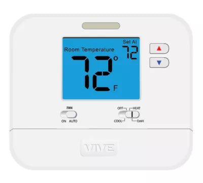 TRADEPRO Tradepro tp-n-721 Non-programmable Heat Pump Thermostat