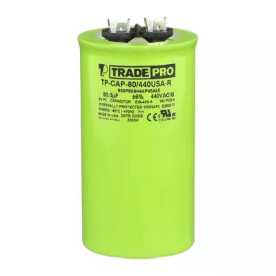 TRADEPRO Tradepro tp-cap-80/440usar Round Capacitor 80 Mfd 440V