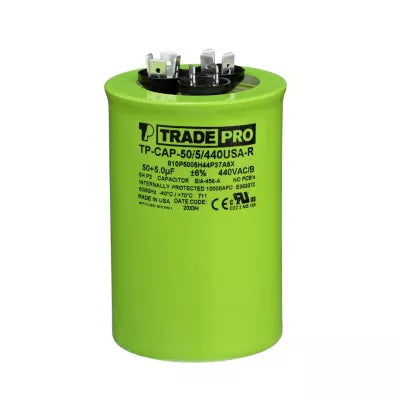 TRADEPRO Tradepro tp-cap-50/5/440usar 50/5 Mfd 440V Round Capacitor