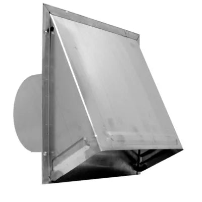 SOUTHWARK METAL Southwark Metal 39al-10 Aluminum Wall Cap Damper 10in
