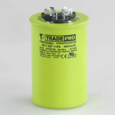TRADEPRO Tradepro tp-cap-40/75/440usar 40/7.5 Mfd 440V Dual Run Capacitor
