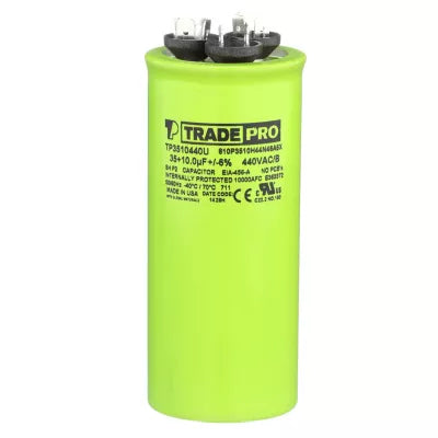 TRADEPRO Tradepro tp-cap-35/10/440usar 35/10 Mfd 440V Dual Run Capacitor