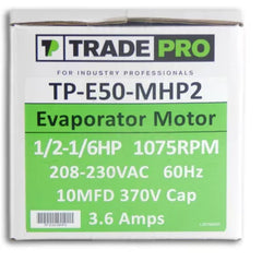 US MOTORS Us Motors tp-e50-mhp2 Evaporator Motor 1075 Rpm 230V