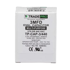 HARTLAND CONTROLS Hartland Controls tp-cap-3/440 Run Capacitor 3 Mfd 440V