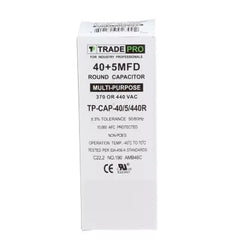 HARTLAND CONTROLS Hartland Controls tp-cap-40/5/440r-a Run Capacitor 40/5 Mfd