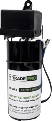 TRADEPRO Tradepro tp-2w2 Hard Start Kit Mpr 270-324 Mfd 3.5 to 5 Hp