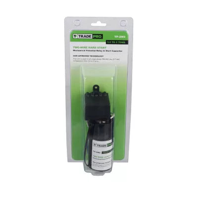 TRADEPRO Tradepro tp-2w2 Hard Start Kit Mpr 270-324 Mfd 3.5 to 5 Hp