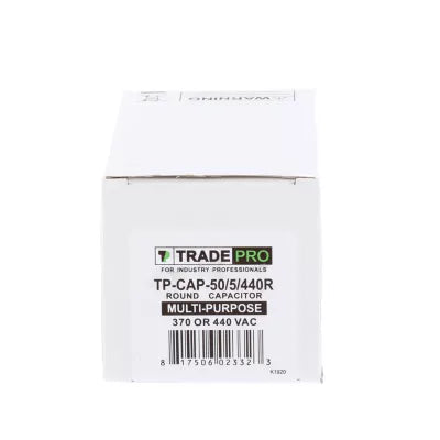 HARTLAND CONTROLS Hartland Controls tp-cap-50/5/440r Run Capacitor 50/5 Mfd 440 Vac