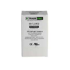TRADEPRO Tradepro tp-cap-40/7.5/440-a Dual Run Capacitor 40+7.5 Mfd