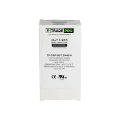 TRADEPRO Tradepro tp-cap-50/7.5/440-a Dual Run Capacitor 440VAC