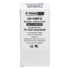 HARTLAND CONTROLS Hartland Controls tp-cap-30/5/440r Run Capacitor 440 Vac