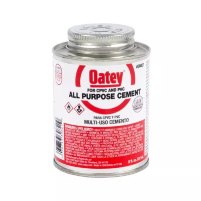 RHEEM Rheem 670002a All Purpose Clear Pvc Cement 8 Oz