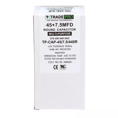 HARTLAND CONTROLS Hartland Controls tp-cap-45/7.5/440r Dual Run Capacitor
