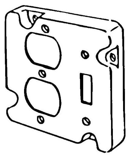 APPLETON Appleton 8493N 4-11/16 Raised Outlet Box Cover