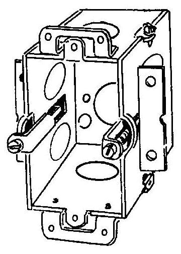 APPLETON Appleton 222-OW 2-1/2 Inch Deep Switch Box