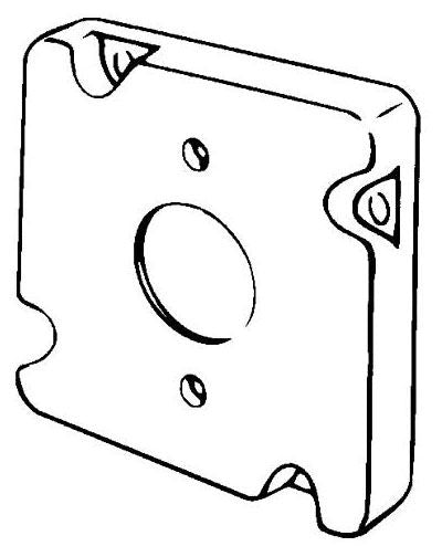 APPLETON Appleton 8497 Raised Cover 4-11/16 Inch Square