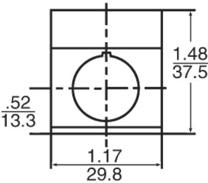ABB Abb P9ACP2N205 Metal Nameplate 2 Position Black