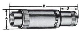 APPLETON Appleton UNFL-50 Long Female Union Conduit Fitting