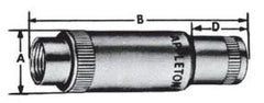 APPLETON Appleton UNFL-50 Long Female Union Conduit Fitting