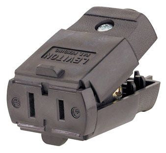 LEVITON Leviton 102-P Cord Connector 15A 125V 2P2W