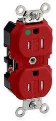 LEVITON Leviton 8200-SGR Hospital Grade Duplex Receptacle 15A