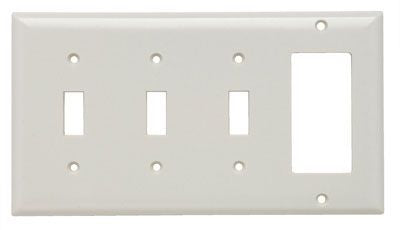 LEGRAND Legrand SP326-LA Light Almond 4-gang Wall Plate