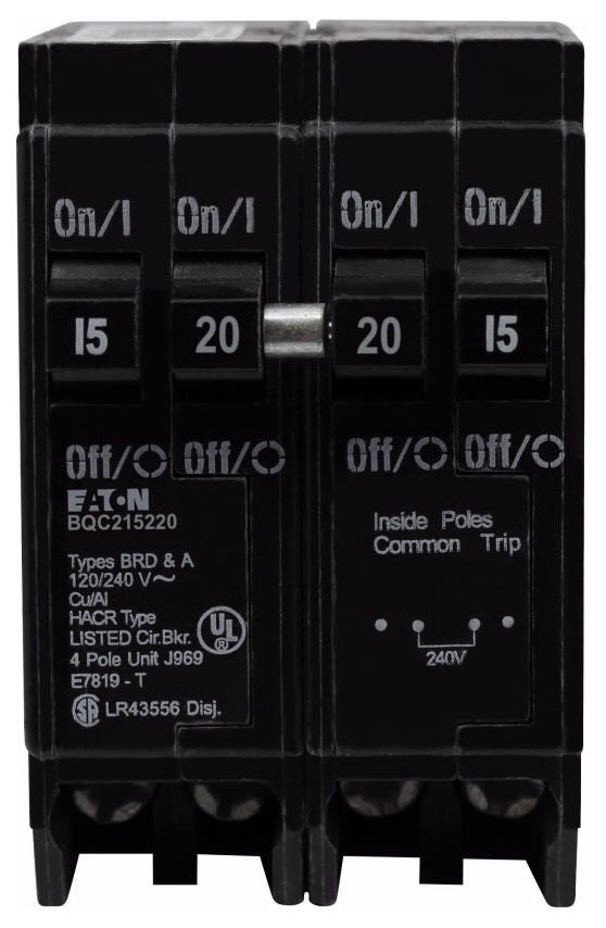 EATON Eaton BQC215220 Thermal Magnetic Circuit Breaker
