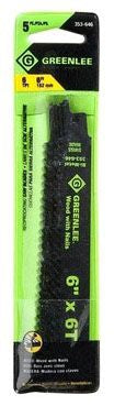 GREENLEE Greenlee 353-646 Jigsaw Blade 6x3/4x0.050 in