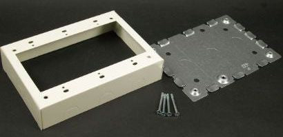 WIREMOLD Wiremold V5747-3 Three-gang Device Plate Ivory