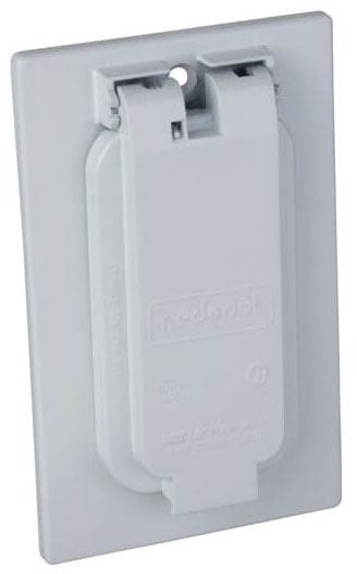 ABB Abb S306WHE Vertical Gfci Outlet Cover White
