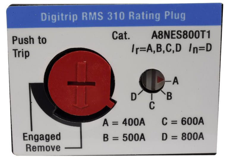 EATON Eaton A8NES800T1 Digitrip Rms 310 Trip Unit