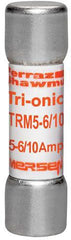 MERSEN Mersen TRM5-6/10 250V Midget Time-delay Fuse 10 Pack