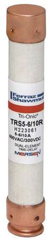 MERSEN Mersen TRS5-6/10R Time Delay Fuse 5-6/10A 600V RK5 10 Pack