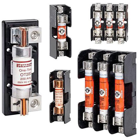 MERSEN Mersen 20328R Fuse Block 30A 250V 3-pole